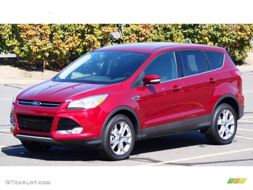 2013 Escape SEL 2.0L EcoBoost 4WD - Ruby Red Metallic / Charcoal Black photo #1