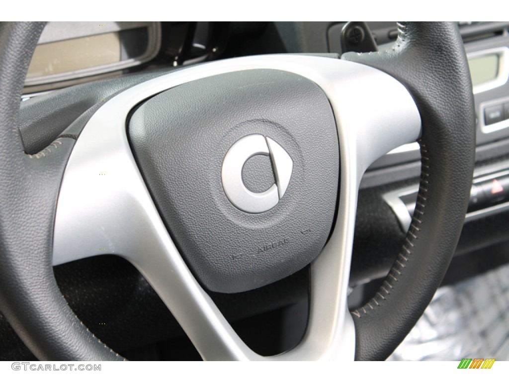 2010 Smart fortwo passion cabriolet design Black Steering Wheel Photo #78065838