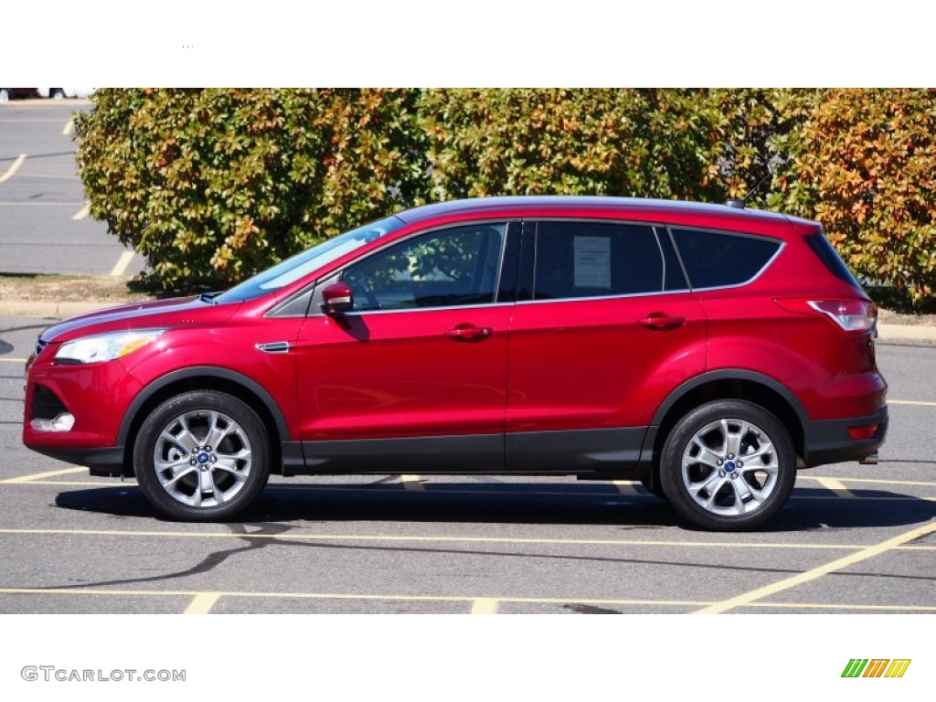 Ruby Red Metallic 2013 Ford Escape SEL 2.0L EcoBoost 4WD Exterior Photo #78065846