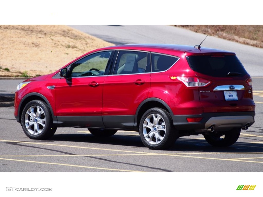 2013 Escape SEL 2.0L EcoBoost 4WD - Ruby Red Metallic / Charcoal Black photo #4