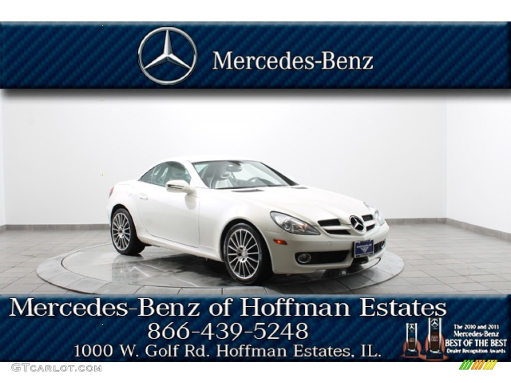 2010 SLK 300 Diamond White Edition Roadster - designo Mystic White / Diamond White Edition Two-Tone photo #1