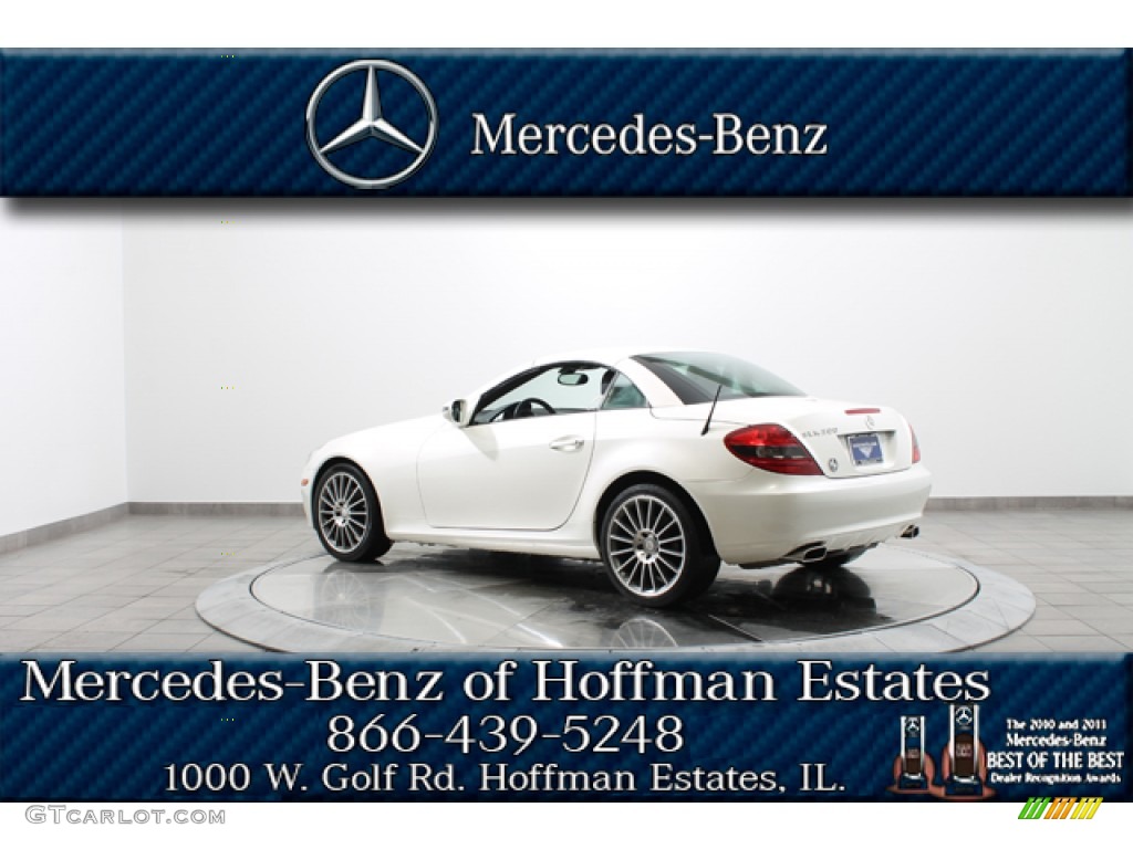2010 SLK 300 Diamond White Edition Roadster - designo Mystic White / Diamond White Edition Two-Tone photo #5