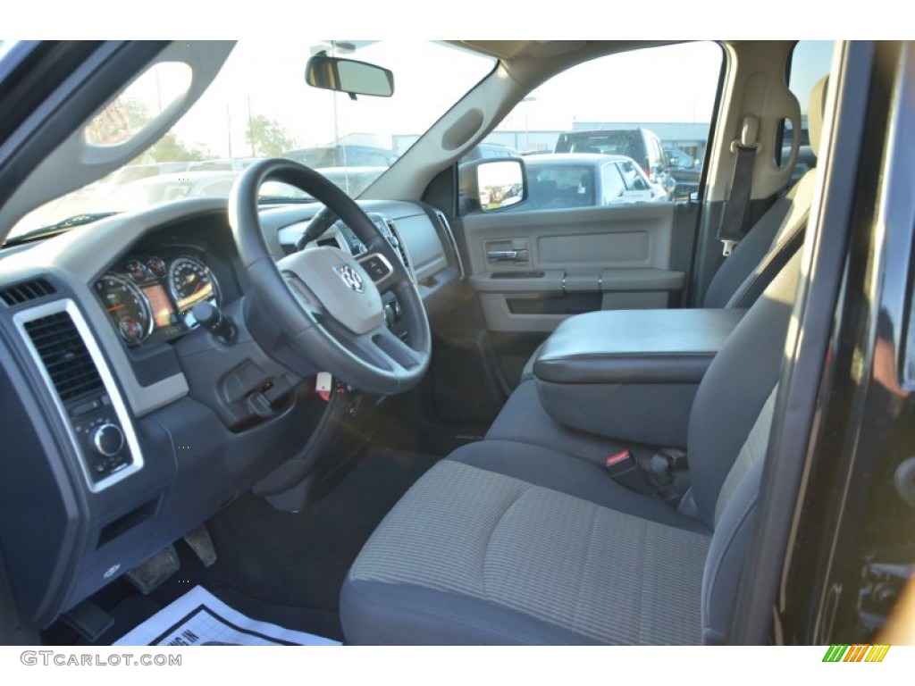 2009 Ram 1500 SLT Quad Cab - Brilliant Black Crystal Pearl / Dark Slate/Medium Graystone photo #17