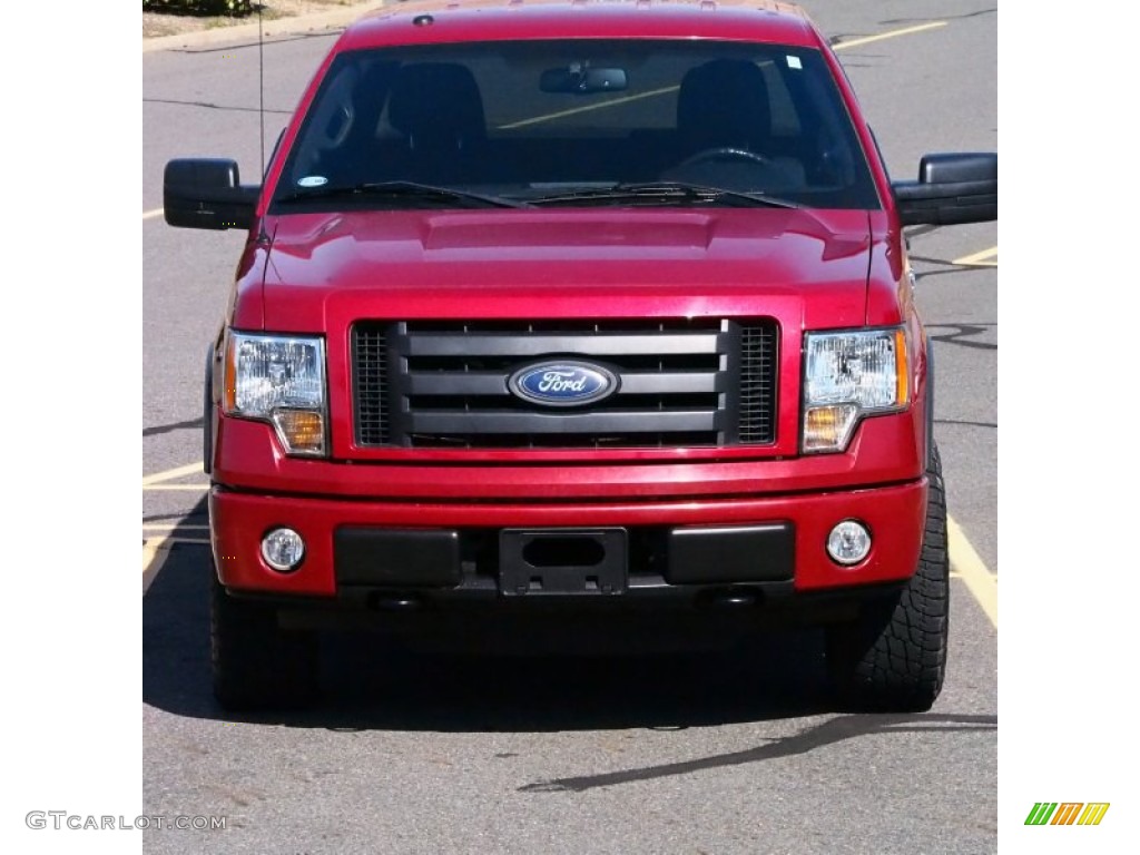 Red Candy Metallic 2010 Ford F150 FX4 SuperCab 4x4 Exterior Photo #78067329
