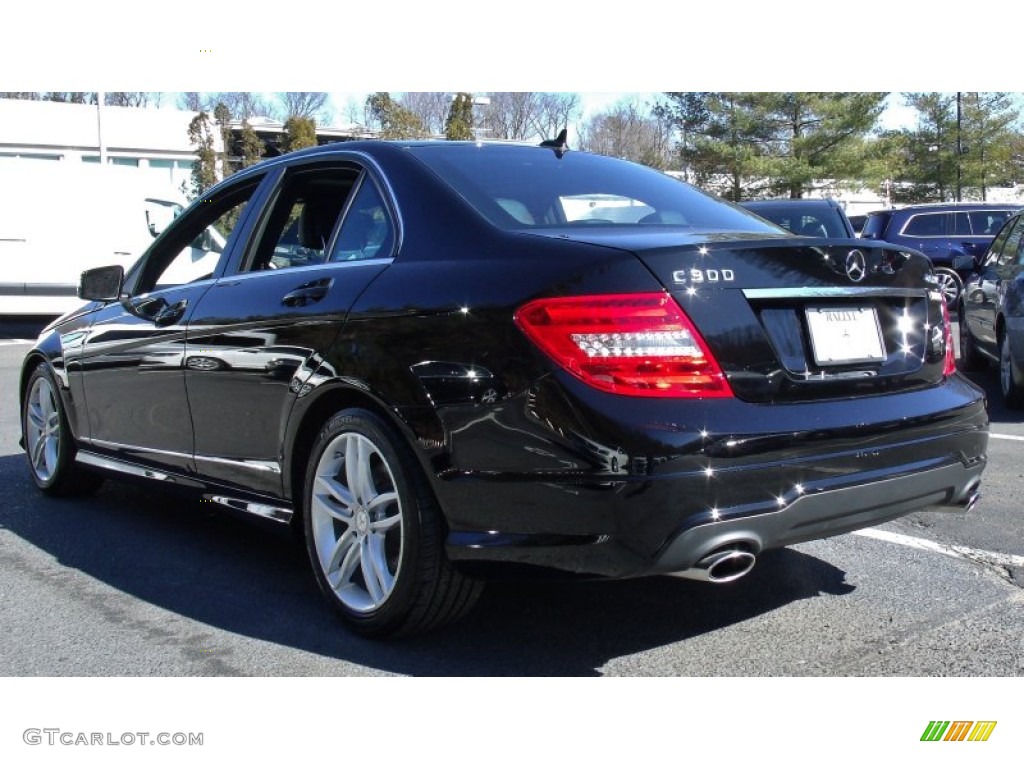 2012 C 300 Sport 4Matic - Black / Black photo #3