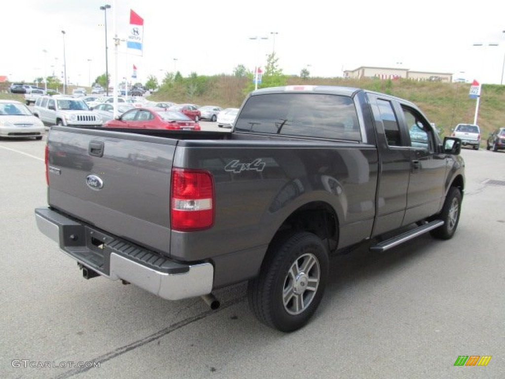 2006 F150 XLT SuperCab 4x4 - Dark Shadow Grey Metallic / Medium/Dark Flint photo #7