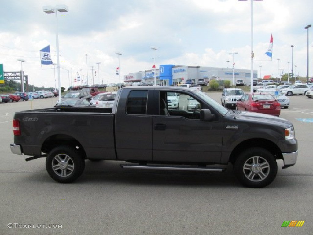 2006 F150 XLT SuperCab 4x4 - Dark Shadow Grey Metallic / Medium/Dark Flint photo #8