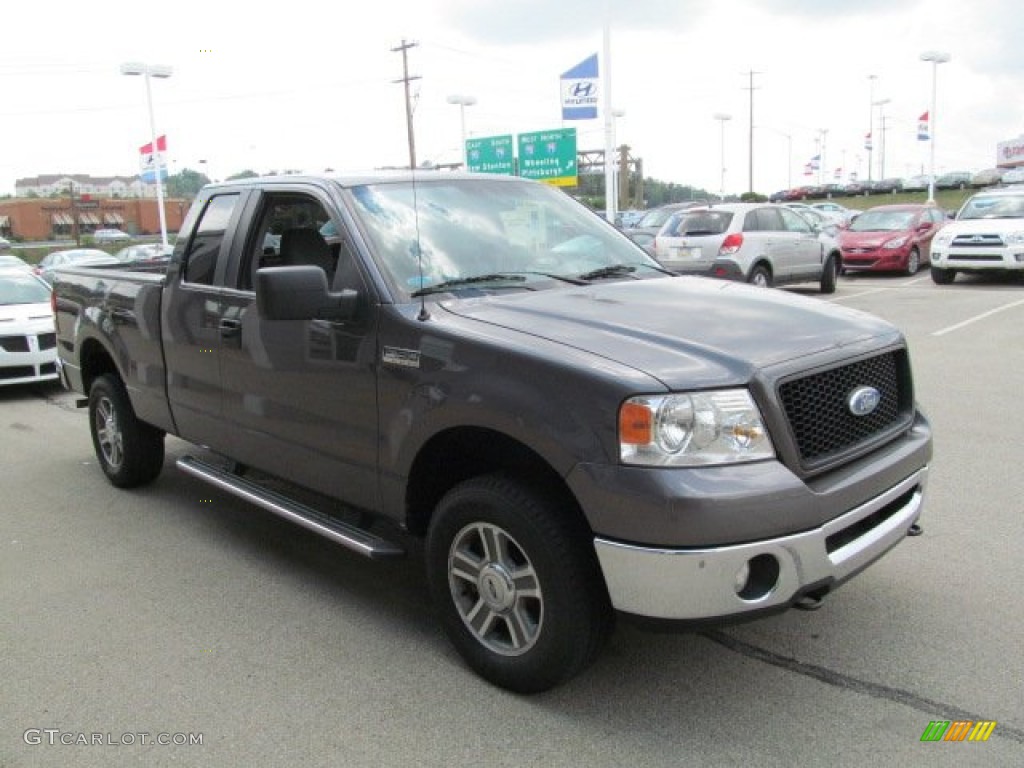 2006 F150 XLT SuperCab 4x4 - Dark Shadow Grey Metallic / Medium/Dark Flint photo #9