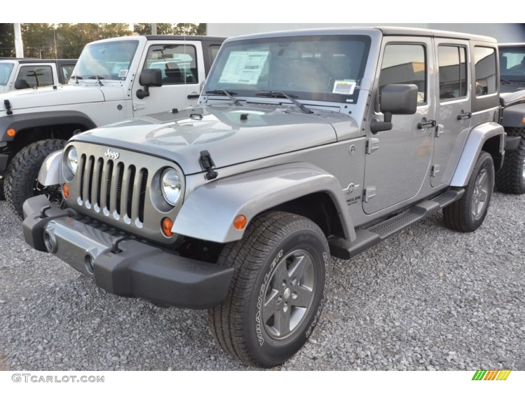 2013 Wrangler Unlimited Oscar Mike Freedom Edition 4x4 - Billet Silver Metallic / Freedom Edition Black/Silver photo #1