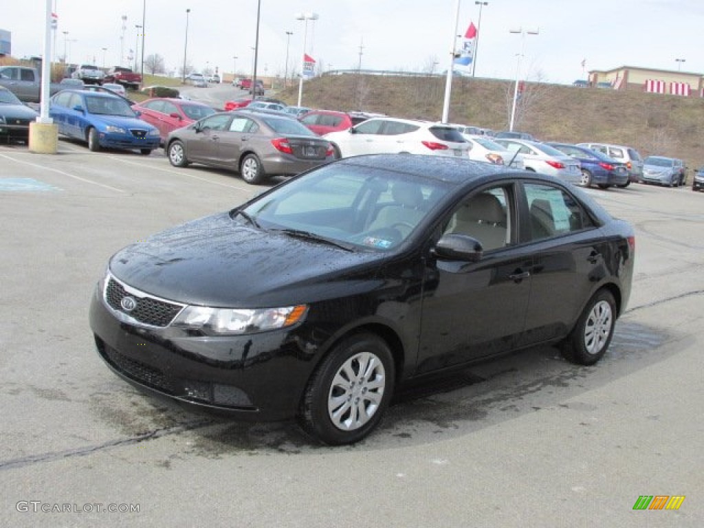 Ebony Black 2011 Kia Forte EX Exterior Photo #78070503