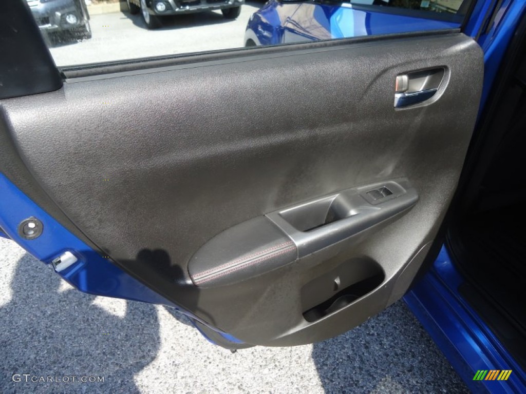 2012 Impreza WRX 5 Door - WR Blue Mica / WRX Carbon Black photo #24