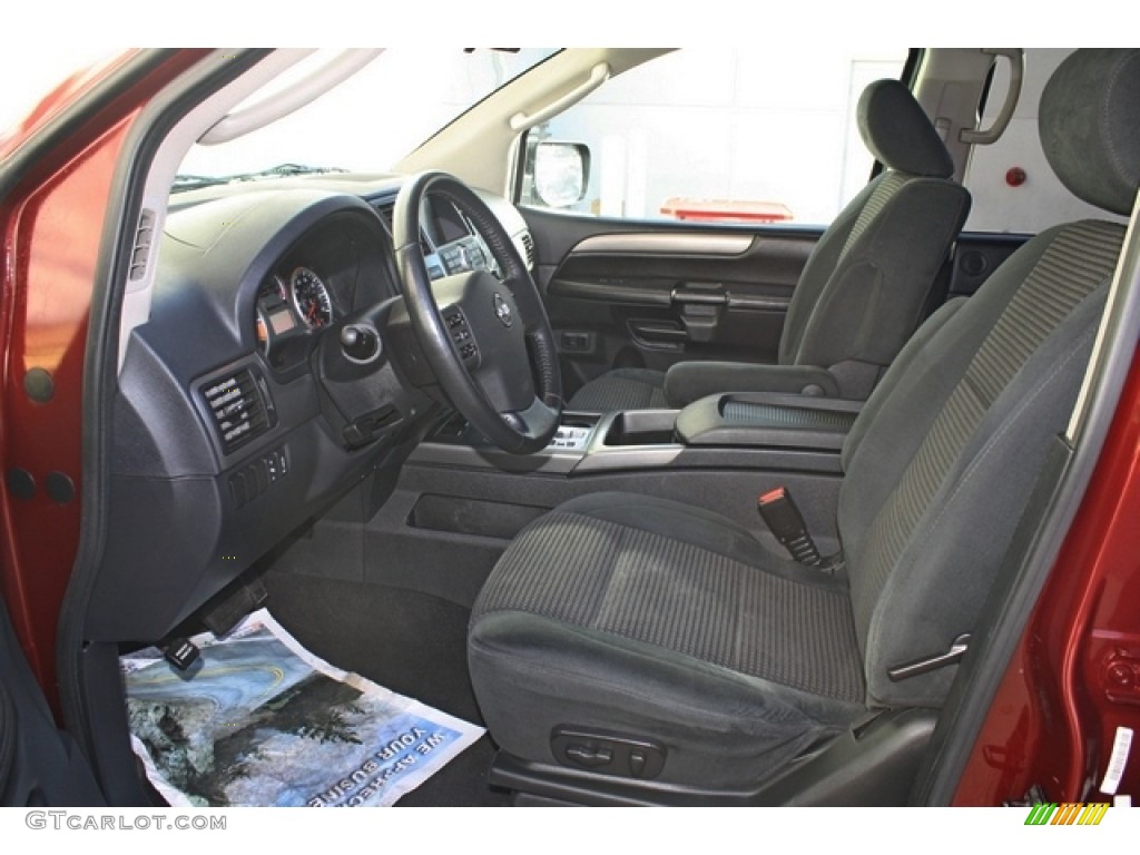 2010 Armada SE 4WD - Tuscan Sun Red Pearl / Charcoal photo #10
