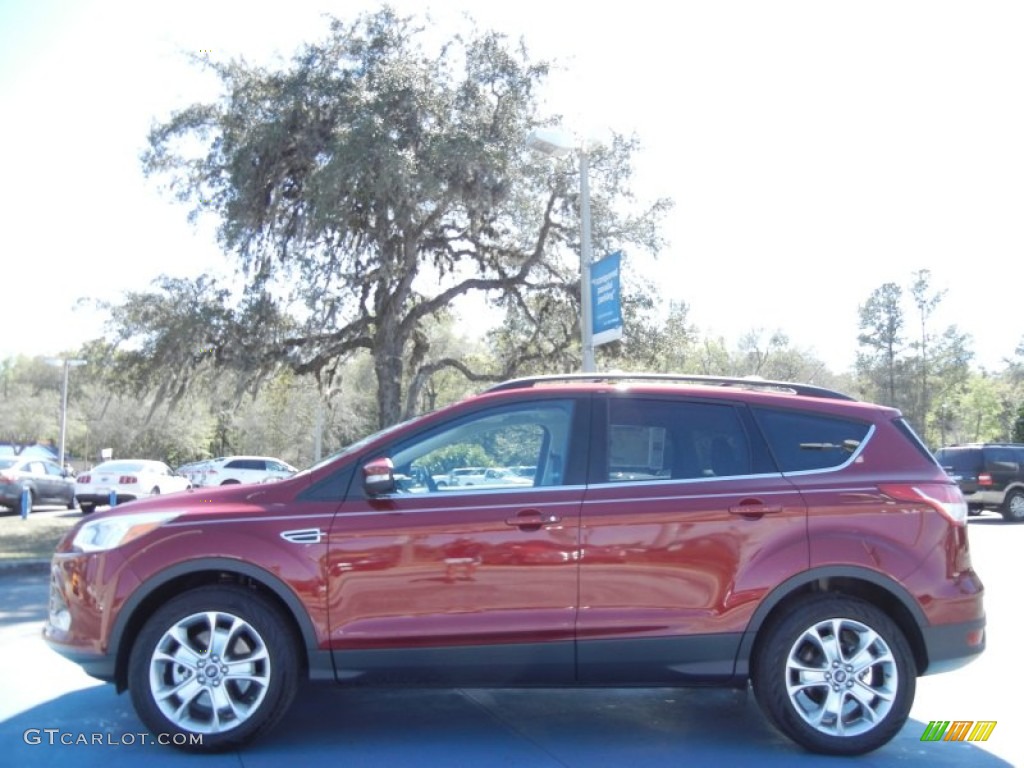 2013 Escape SEL 2.0L EcoBoost - Ruby Red Metallic / Charcoal Black photo #2