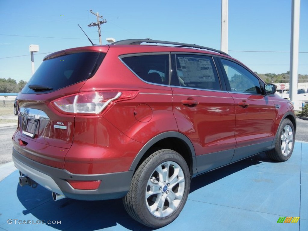 2013 Escape SEL 2.0L EcoBoost - Ruby Red Metallic / Charcoal Black photo #3
