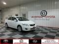 Super White 2009 Toyota Corolla XLE