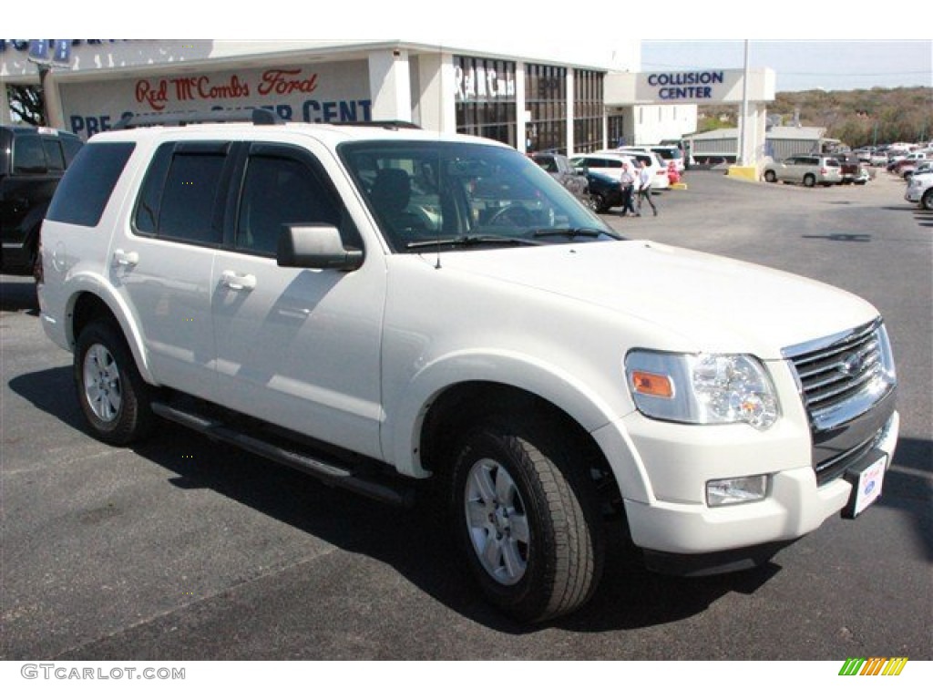 White Suede Ford Explorer