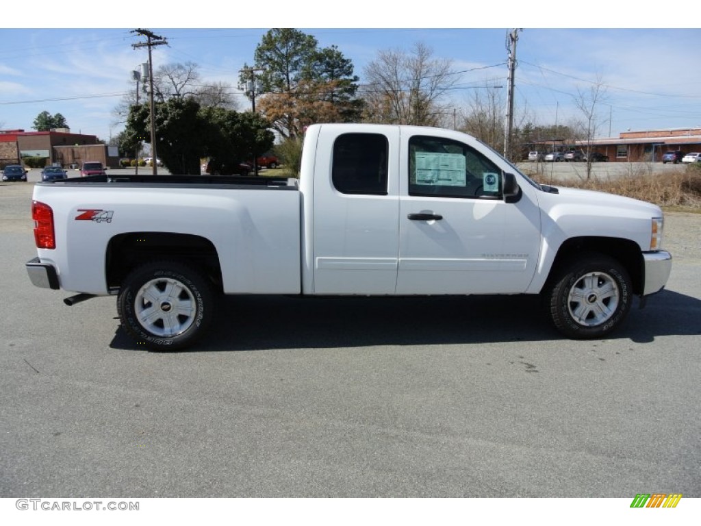 2013 Silverado 1500 LT Extended Cab 4x4 - Summit White / Ebony photo #6