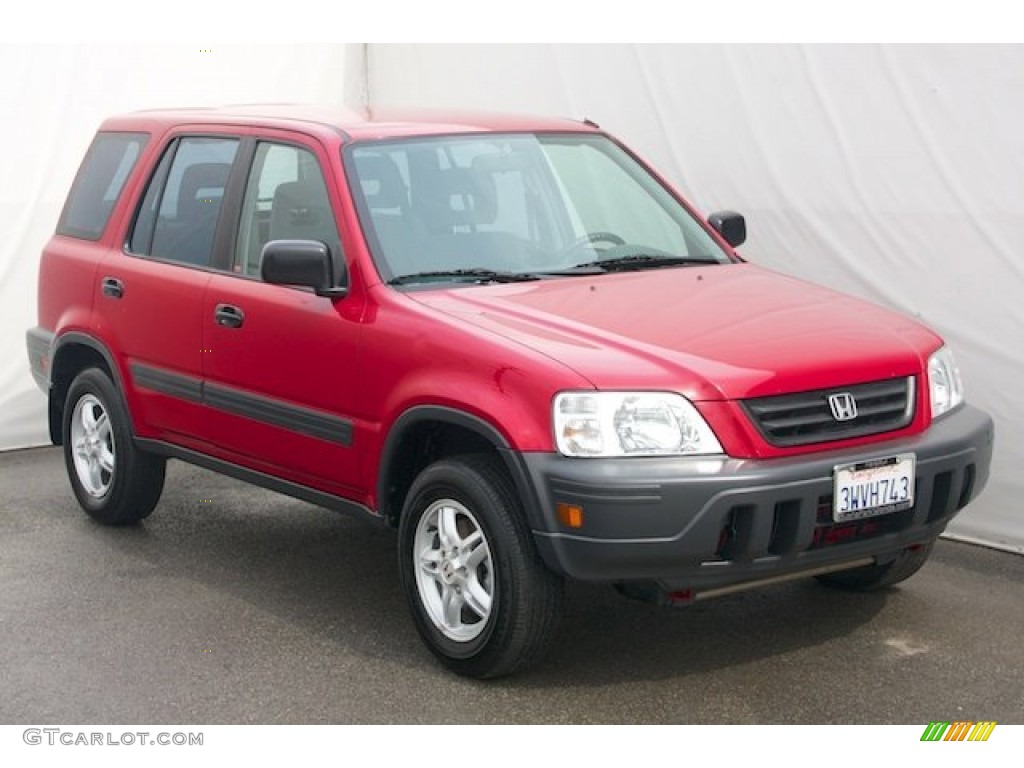 1997 CR-V 4WD - San Marino Red / Charcoal photo #6