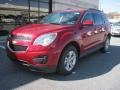 2013 Crystal Red Tintcoat Chevrolet Equinox LT AWD  photo #2