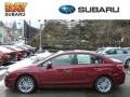 Camellia Red Pearl 2013 Subaru Impreza 2.0i Limited 4 Door