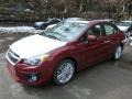 Camellia Red Pearl - Impreza 2.0i Limited 4 Door Photo No. 8