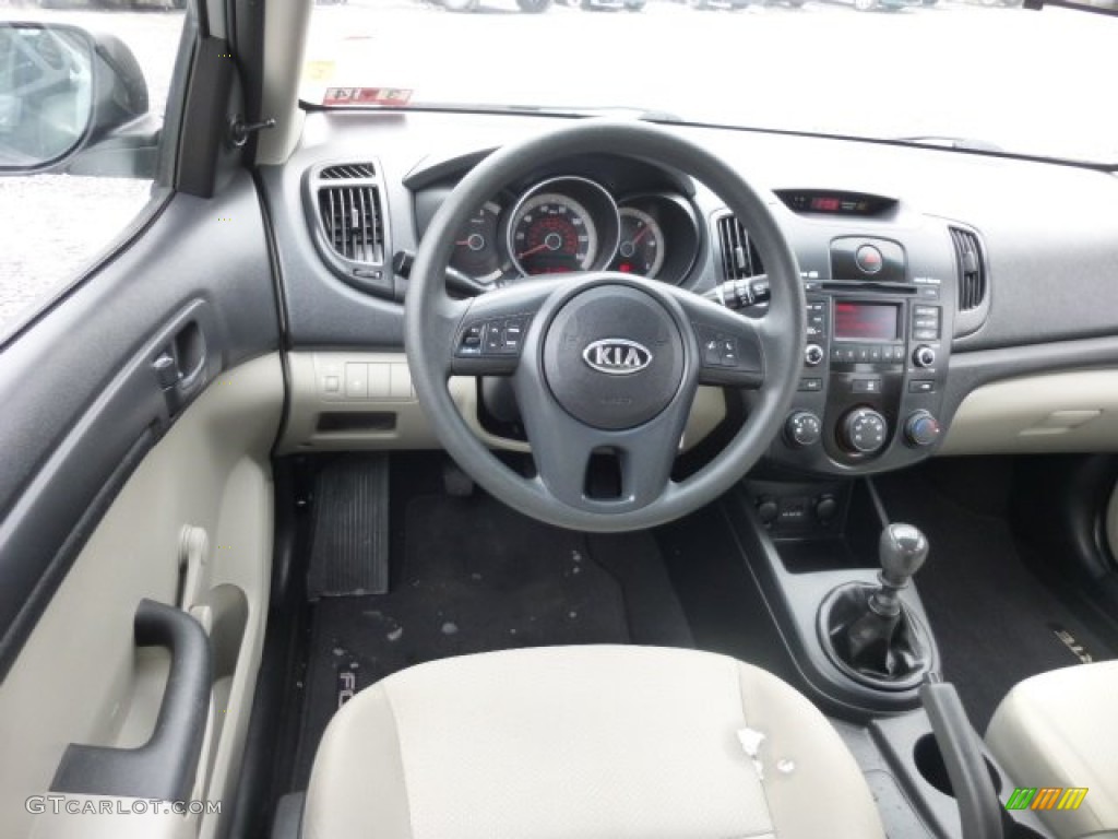 2010 Kia Forte LX Stone Dashboard Photo #78080774