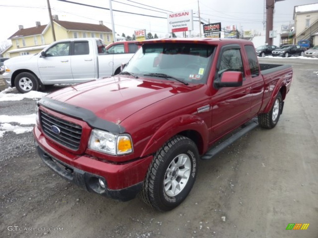 Redfire Metallic 2009 Ford Ranger Sport SuperCab 4x4 Exterior Photo #78081149