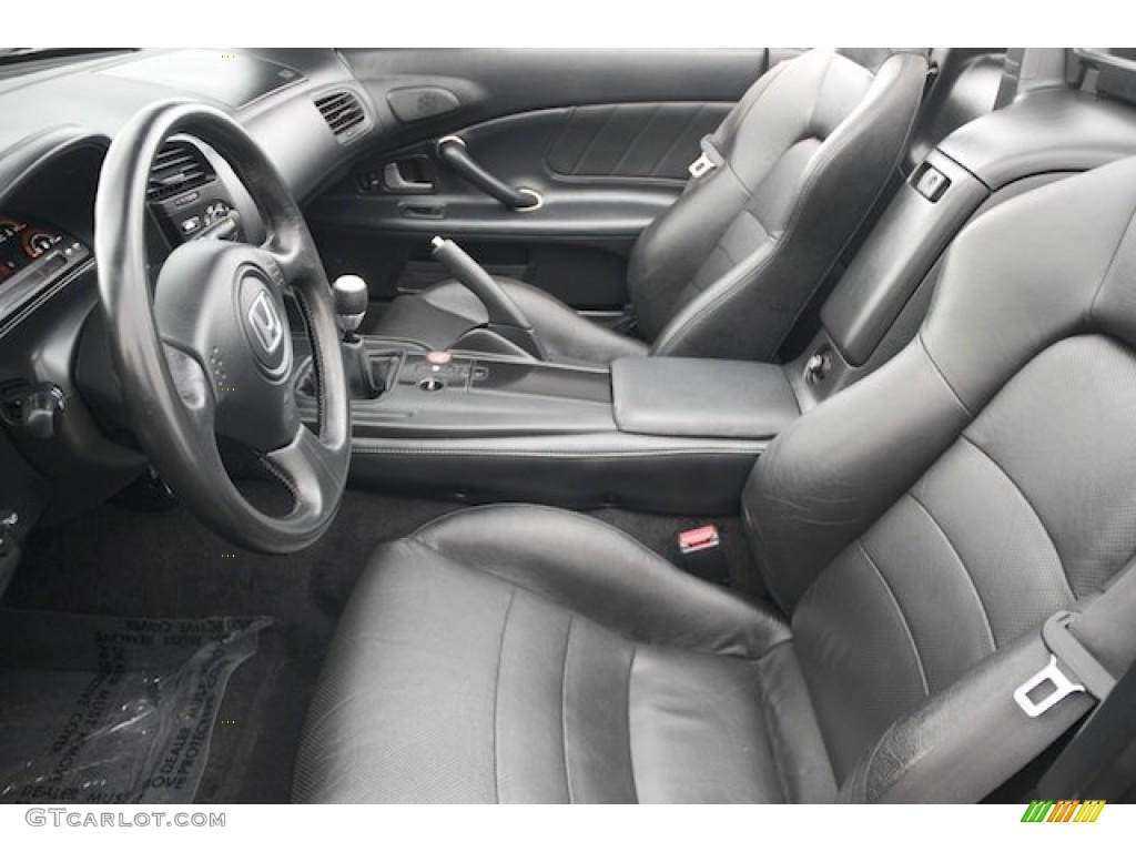 Black Interior 2007 Honda S2000 Roadster Photo #78081346