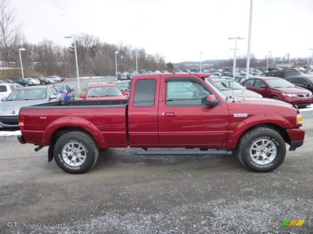 Redfire Metallic 2009 Ford Ranger Sport SuperCab 4x4 Exterior Photo #78081368