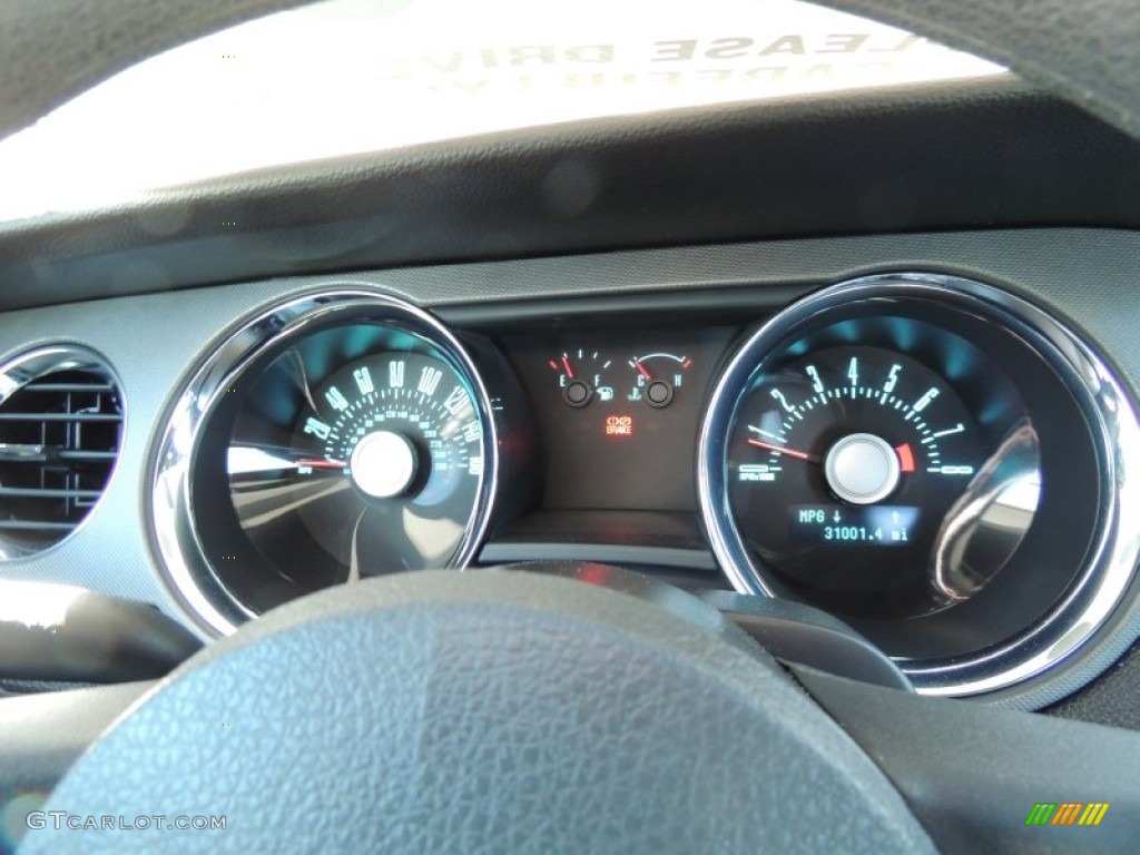 2011 Ford Mustang V6 Coupe Gauges Photo #78081375
