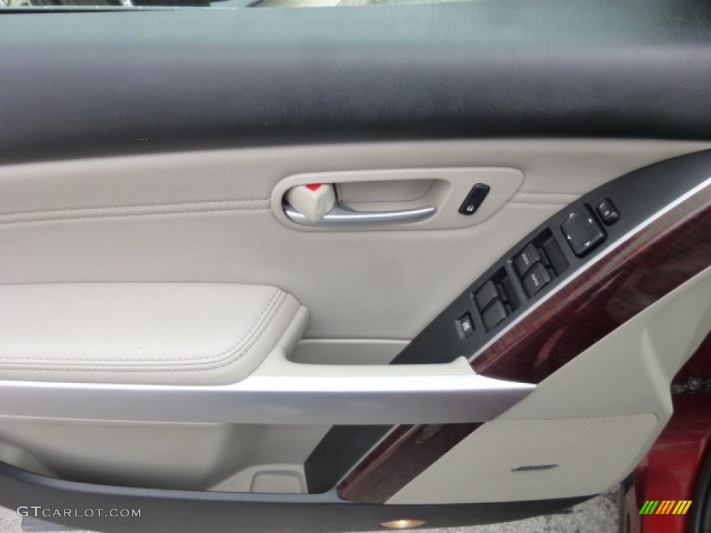 2008 Mazda CX-9 Grand Touring AWD Sand Door Panel Photo #78081929