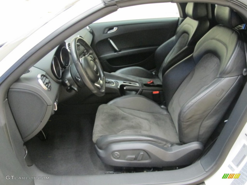 Black Interior 2008 Audi TT 3.2 quattro Roadster Photo #78082167