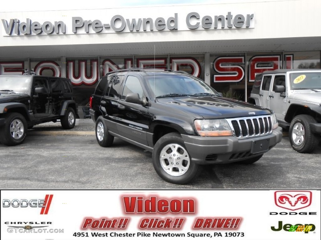 2001 Grand Cherokee Laredo 4x4 - Black / Agate photo #1
