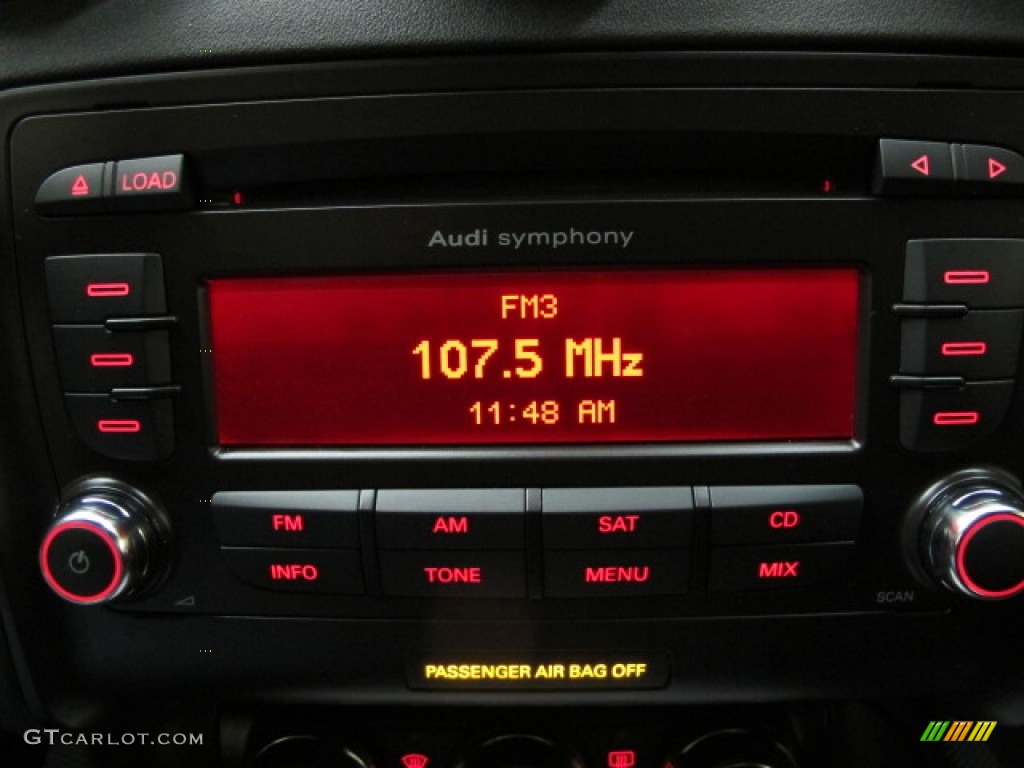 2008 Audi TT 3.2 quattro Roadster Audio System Photos