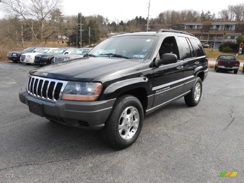 Black 2001 Jeep Grand Cherokee Laredo 4x4 Exterior Photo #78082372