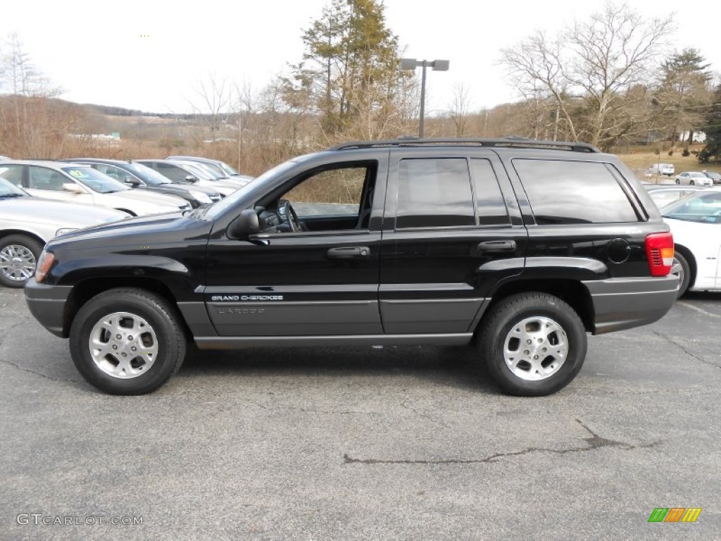 Black 2001 Jeep Grand Cherokee Laredo 4x4 Exterior Photo #78082397