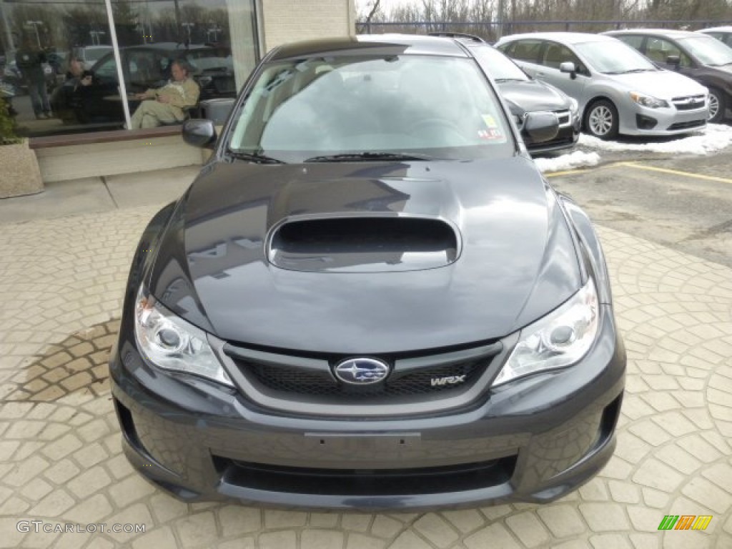 2013 Impreza WRX 5 Door - Dark Gray Metallic / WRX Carbon Black photo #2