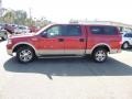 2007 Redfire Metallic Ford F150 Lariat SuperCrew  photo #2