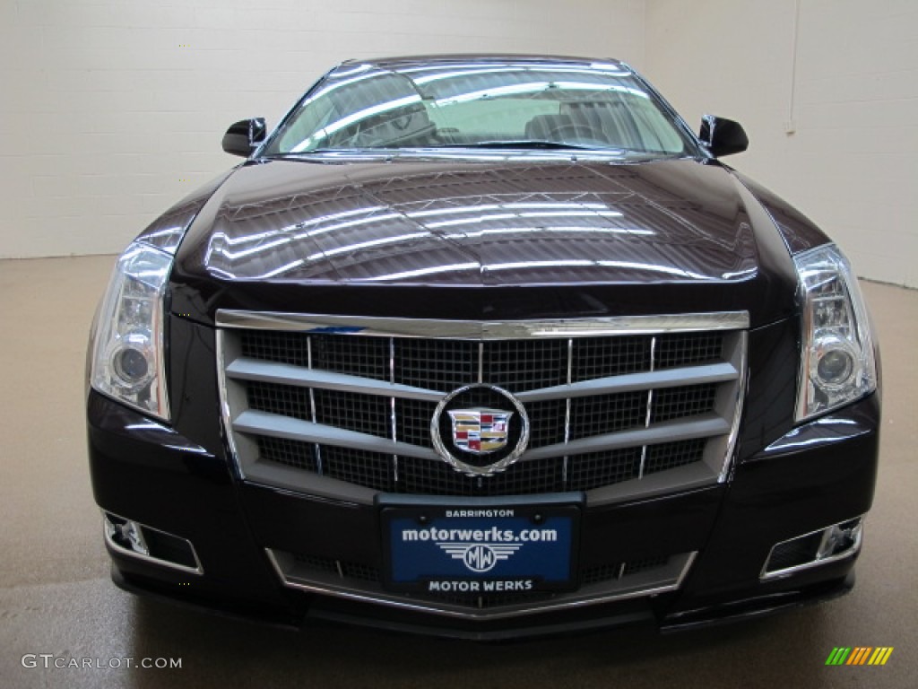 2010 CTS 4 3.6 AWD Sedan - Black Cherry / Cashmere/Cocoa photo #2