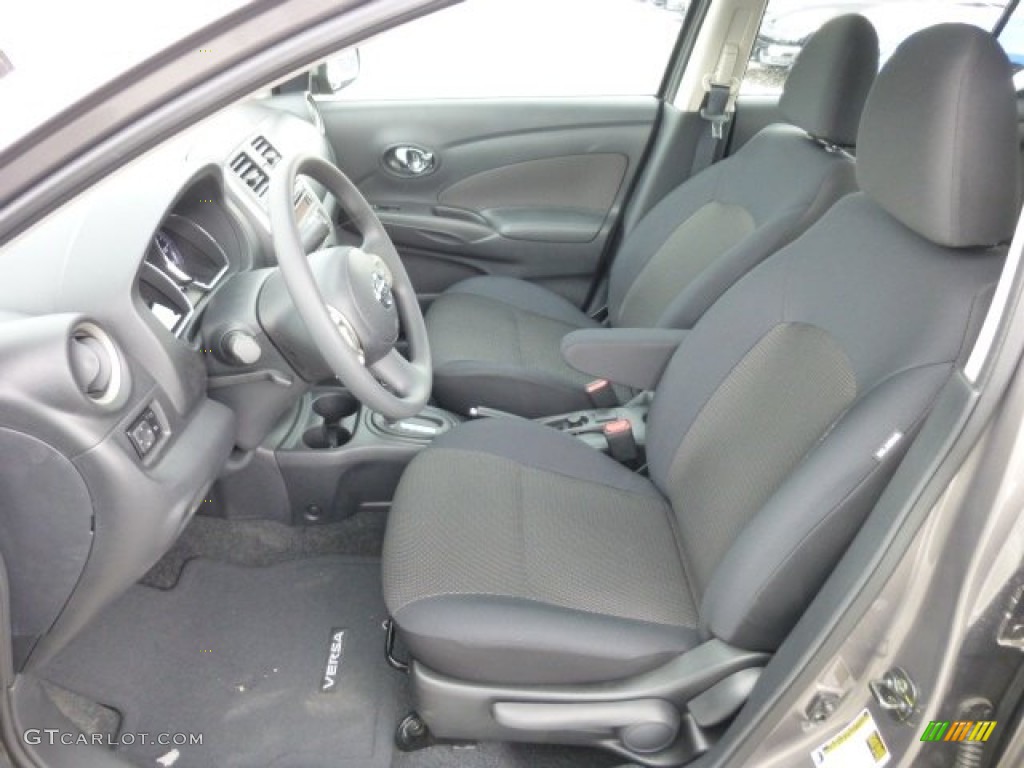 Charcoal Interior 2013 Nissan Versa 1.6 SV Sedan Photo #78085018