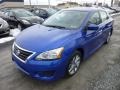 2013 Metallic Blue Nissan Sentra SR  photo #3