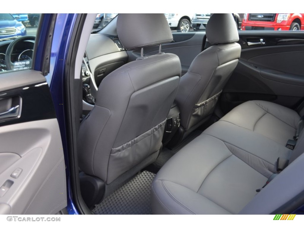 2011 Sonata Limited - Indigo Blue Pearl / Gray photo #12