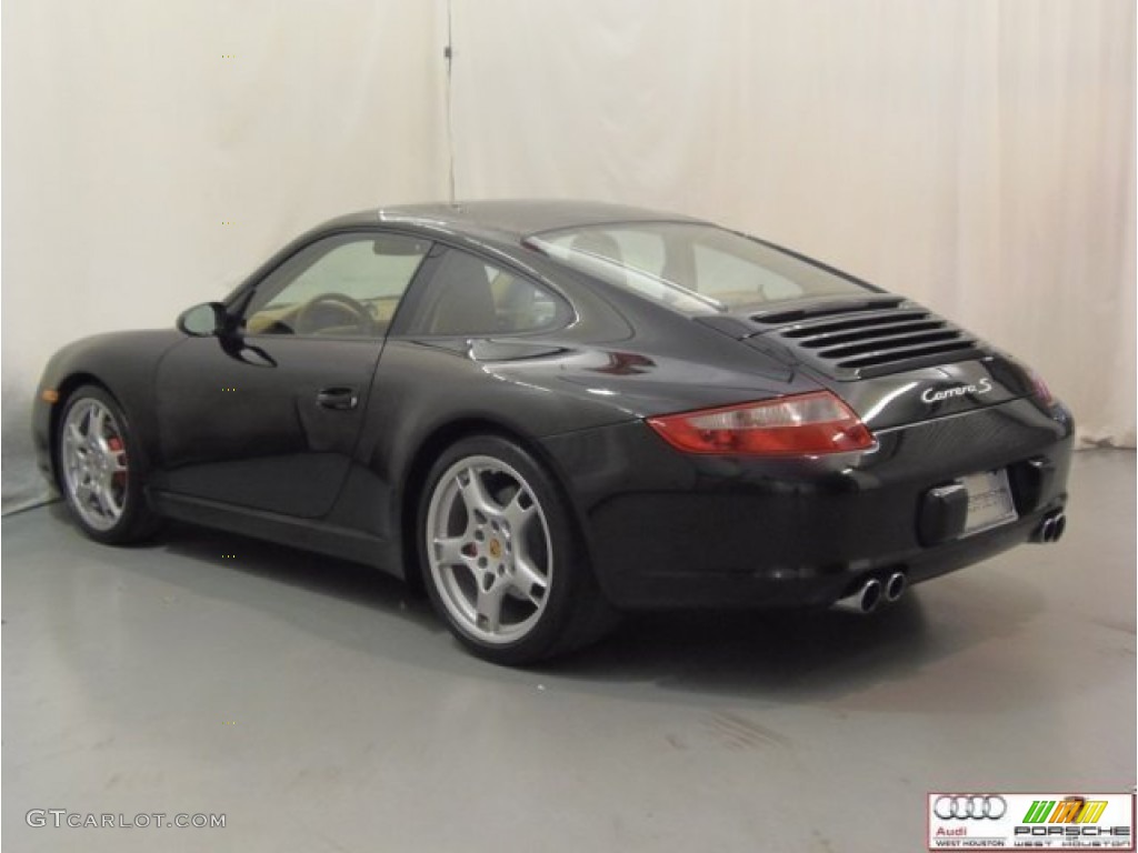 2007 911 Carrera S Coupe - Dark Olive Metallic / Sand Beige photo #21