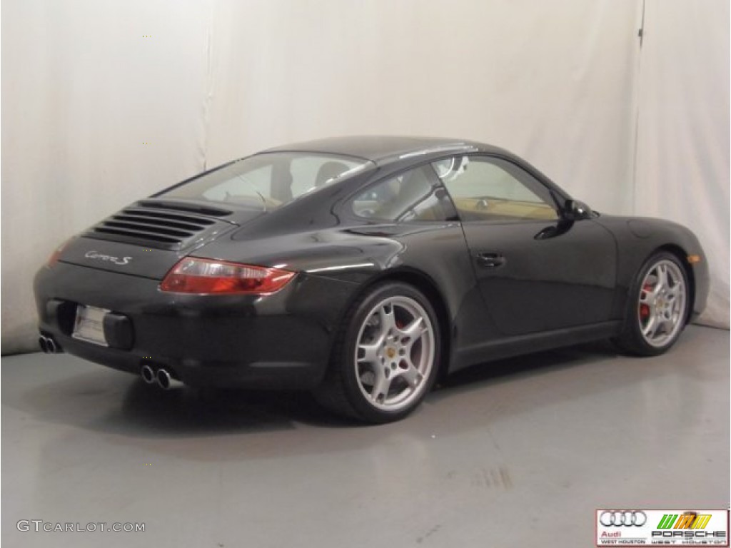 2007 911 Carrera S Coupe - Dark Olive Metallic / Sand Beige photo #22