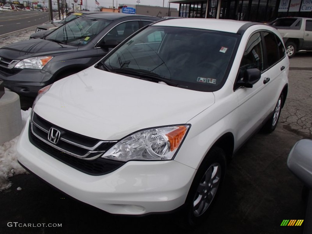 2011 CR-V SE 4WD - Taffeta White / Gray photo #3