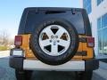 2012 Dozer Yellow Jeep Wrangler Sahara 4x4  photo #4