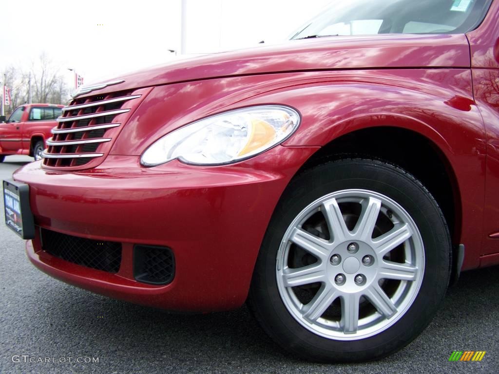 2007 PT Cruiser  - Inferno Red Crystal Pearl / Pastel Slate Gray photo #2