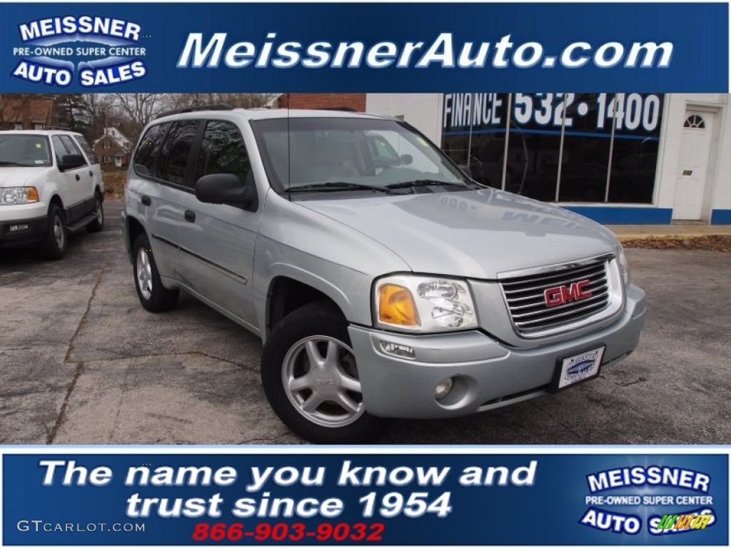 2007 Envoy SLE 4x4 - Silver Mist Metallic / Light Gray photo #1