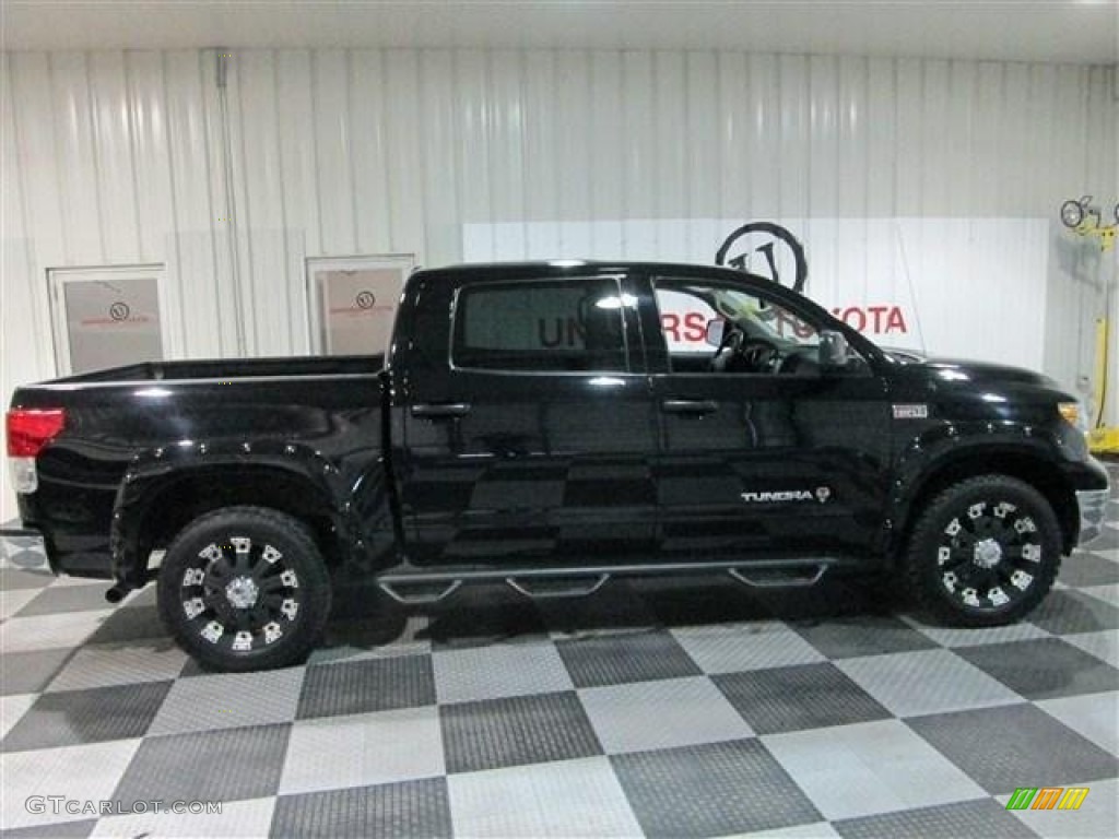 2011 Tundra T-Force Edition CrewMax 4x4 - Black / Graphite Gray photo #8