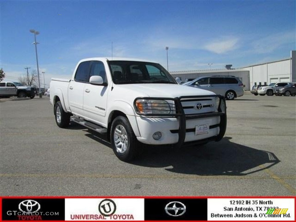 2005 Tundra Limited Double Cab - Natural White / Taupe photo #1